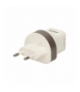 Ładowarka sieciowa 2 x USB, 5VDC/2,1A