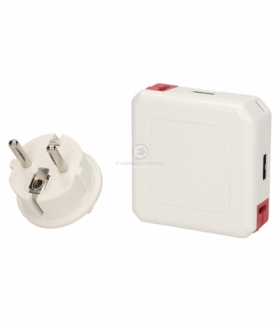 Rozgałęźnik PowerUSB, 4x USB 2.0 Orno 9302/EUUHUB