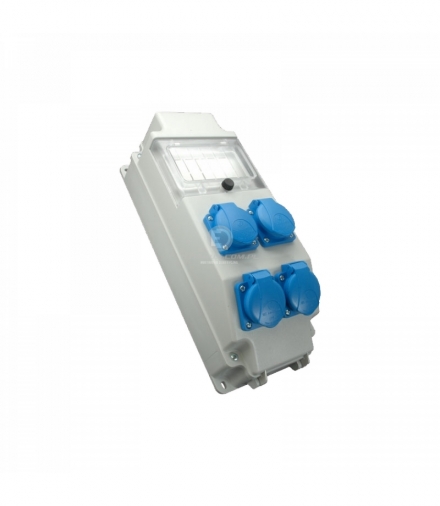 Rozdzielnica 4x250V,okienko Orno ROS 5/X-16 A