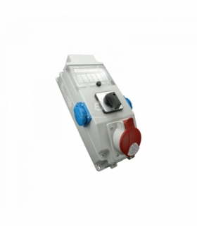 Rozdzielnica 1x32A 5p,2x250V,okienko, wyłącznik0-1