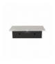 Gniazda wpuszczane w blat 3xUSB, 2x230VAC SREBRNE