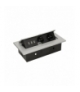 Gniazda wpuszczane w blat 3xUSB, 2x230VAC SREBRNE