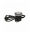 Gniazdo meblowe Ø6cm wpuszczane w blat z pokrywką, ładowarką USB i przewodem 1,8m, 1x2P+Z, 1xUSB