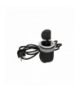 Gniazdo meblowe Ø6cm wpuszczane w blat z pokrywką, ładowarką USB i przewodem 1,8m, 1x2P+Z, 1xUSB, wersja schuko Orno OR-AE-1373(