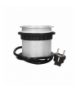 Gniazdo meblowe Ø10cm wysuwane z blatu z ładowarką USB i przewodem 1,5m, 3x2P+Z, 2xUSB, wersja schuko Orno OR-AE-1342(GS)