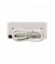 Gniazdo meblowe 2x2P+Z, schuko, biało-srebrne Orno OR-GM-9005/W-G(GS)