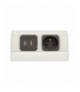OR-AE-1310 Gniazdo meblowe bez wyłącznika, 1x230V, 2xUSB