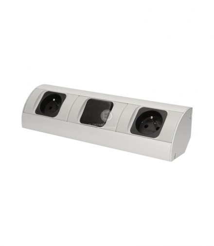 OR-AE-1304 Gniazdo meblowe z wyłącznikiem, 2x230V