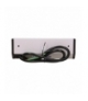 Gniazdo meblowe 3x2P+Z, czarno-srebrne Orno OR-GM-9001/B-G