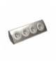 Gniazdo meblowe narożne kuchenne 4x230V INOX OR-AE-1340 ORNO