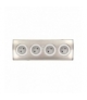 Gniazdo meblowe narożne kuchenne 4x230V INOX OR-AE-1340 ORNO