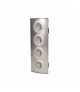 Gniazdo meblowe narożne kuchenne 4x230V INOX OR-AE-1340 ORNO