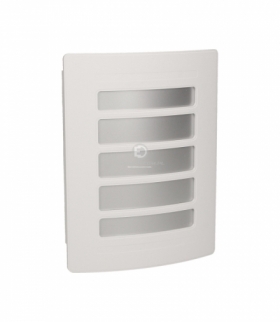 Dzwonek Gong Ton Color 8V Biało-Srebrny Orno 013N/8V/BI-SR