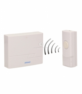 Dzwonek bezprzewodowy SOUL DC, bateryjny, 16 dźwięków, 50m Orno OR-DB-IL-128