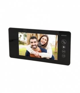 Wideo monitor, kolor, LCD 7" czarny, pam, ARCUS M