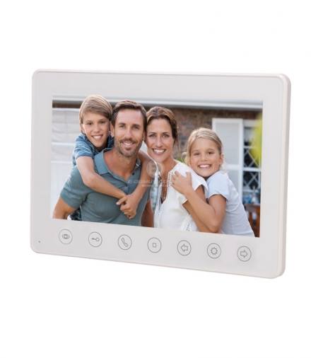 Wideo monitor bezsłuchawkowy, kolorowy, LCD 7", do zestawu NUMERUS, biały Orno OR-VID-EG-1052MV/W