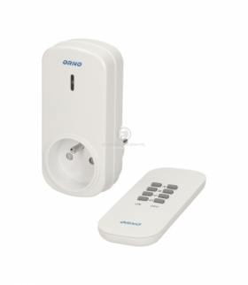 Zestaw bezprzew. gniazd sterowanych pilotem 2+1 OR-GB-418