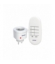 Bezprzewodowe gniazdo mini sterowane pilotem 1+1 Orno OR-GB-440