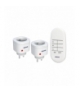 Zestaw bezprzewodowych mini gniazd sterowanych pilotem (2+1) Orno OR-GB-439