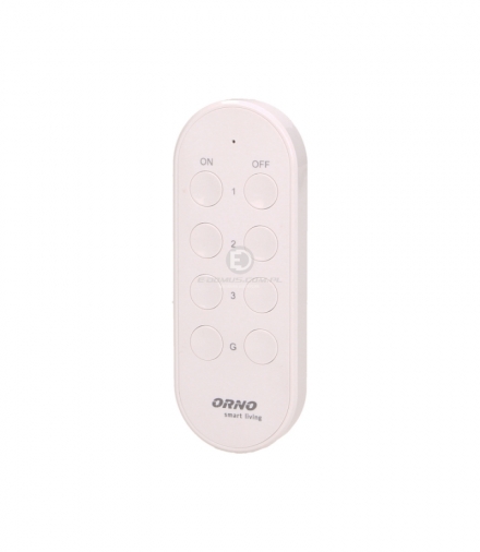 3-kanałowy pilot do zdalnego sterowania włącznikami podtynkowymi i gniazdami ORNO Smart Living Orno OR-SH-1720