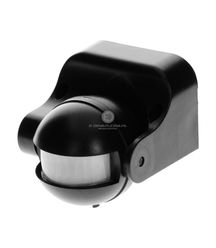 Czujnik ruchu 180st. IP44, 1200W, czarny OR-CR-201/B