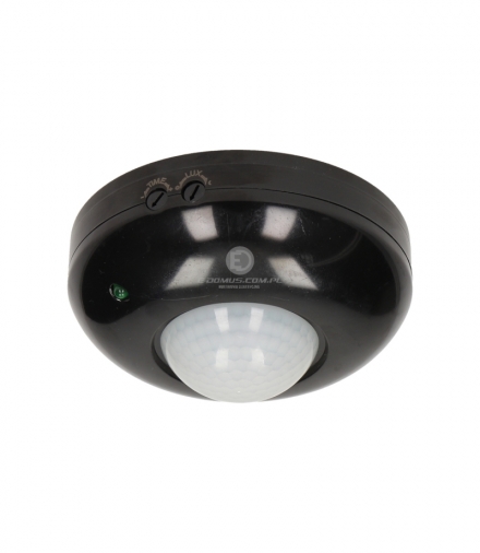 Czujnik ruchu 360st. IP20, 1200W, czarny