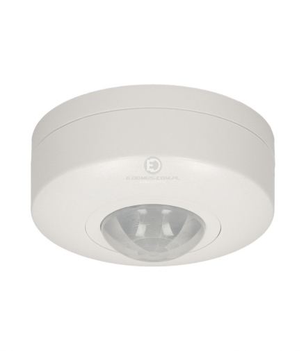 Czujnik ruchu sufitowy 360 st. IP20, 1200W, biały
