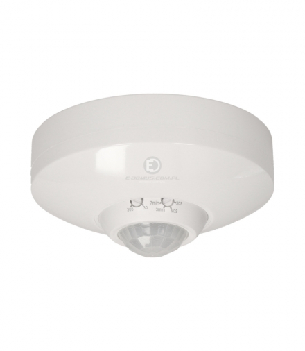 Czujnik ruchu sufitowy 360 st. max.8m, 800W, biały