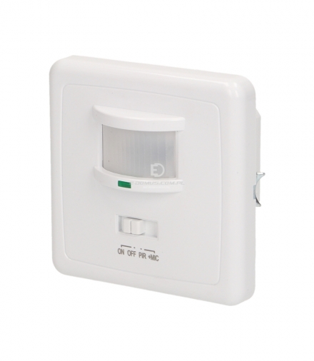 Czujnik ruchu i dźwięku podtynkowy, IP20