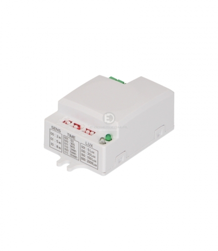 Mikrofa czujnik ruchu MINI z reg.zwork, IP20, 500W