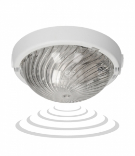 Oprawa AUTAN z czuj. mikrof.75W poliwęg.przeź.dław