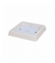 Plafon TONGA LED 8W, 80 SMD3014 Epistar, 660lm, 3000K, poliwęglan mleczny