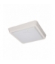 Plafon TONGA LED 12W, 72 SMD2835 Epistar, 1100lm, 3000K, poliwęglan mleczny
