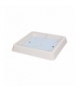 Plafon TONGA LED 12W, 72 SMD2835 Epistar, 1100lm, 3000K, poliwęglan mleczny