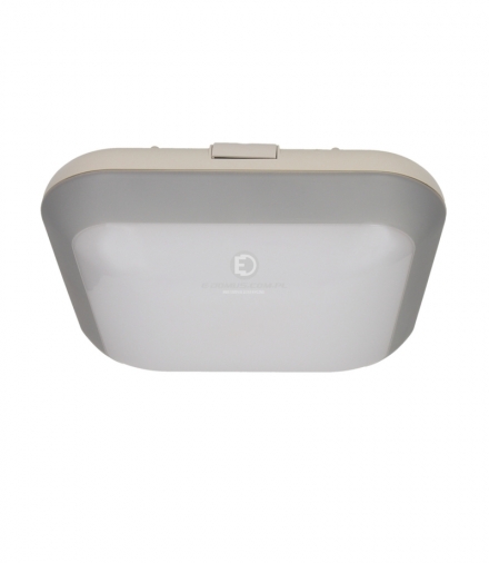 Plafon MONSUN LED, szary, nietłukący, barwa neutralna IP66 Orno