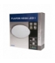 Plafon VEGA 1 ECO LED, 16W, biały, czujnik mikrof.