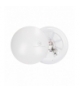 Plafon VEGA 1 ECO LED, 16W, biały, czujnik mikrof.