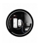 Plafon BRYZA ECO LED czarny, PC,czuj.mikrofal.IP66