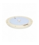 Plafon PASAT LED, biały,20W, IP66, czujnik mikrof.