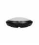 Plafon ZEFIR LED, czarny, 25W, IP66, czujnik mikr.