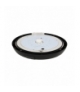 Plafon ZEFIR LED, czarny, 25W, IP66, czujnik mikr.