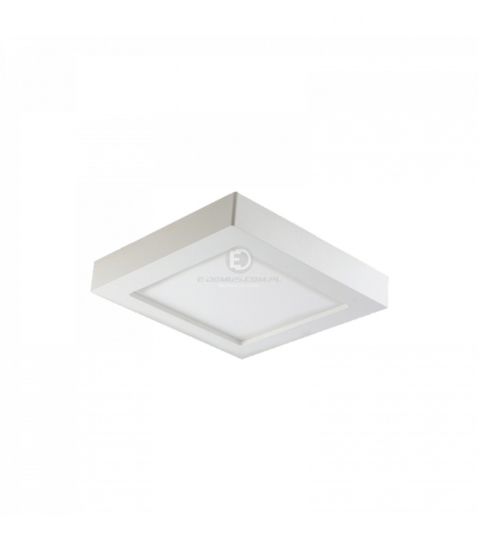 LETI LED, oprawa downlight, natynkowa, kwadratowa, 24W, 1900lm, 3000K, biała, wbudowany zasilacz LED Orno OR-OD-6075WLX3