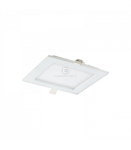 AKMAN LED, oprawa downlight, podtynkowa, kwadratowa, 9W, 480lm, 3000K, biała, wbudowany zasilacz LED Orno OR-OD-6054WLX3