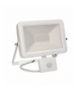 Naświetlacz SLIM LED 30W czuj. ruch. IP44, biały