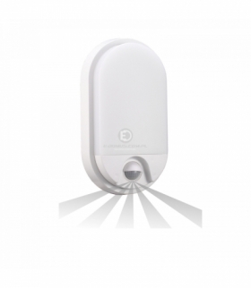 NEFRYT LED, oprawa ogrodowa z czujnikiem ruchu, 10W, 850lm, 4000K, IP54 Orno OR-OP-6110WLPMR4