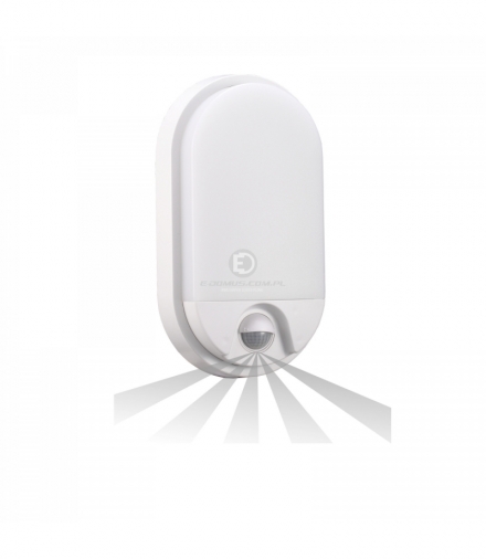 NEFRYT LED, oprawa ogrodowa z czujnikiem ruchu, 10W, 850lm, 4000K, IP54 Orno OR-OP-6110WLPMR4