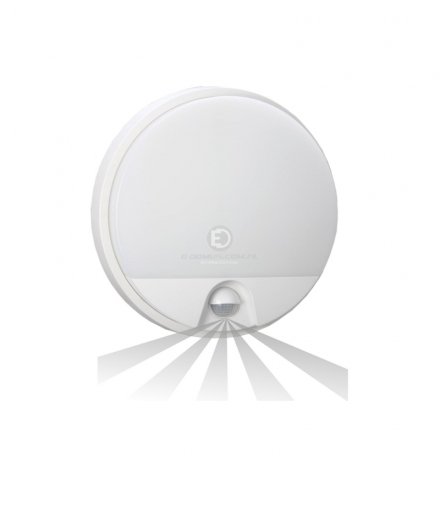 AGAT LED, oprawa ogrodowa z czujnikiem ruchu, 140st, 15W, 1200lm, 4000K, IP54 Orno OR-OP-6112WLPMR4