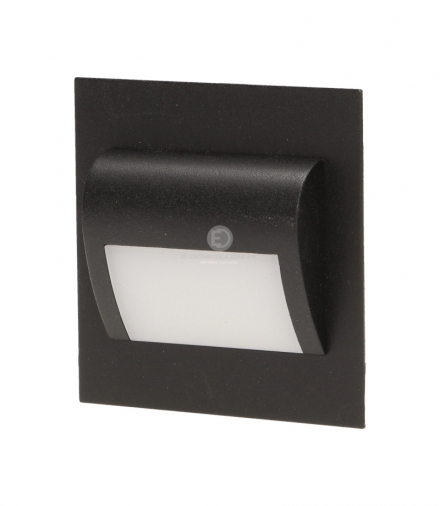 Oprawa schodowa LED DRACO czarna barwa zimna Orno OR-OS-1529L6/B