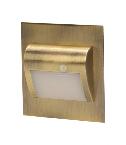 Oprawa schodowa LED DRACO mosiądz barwa ciepła Orno OR-OS-1529L3/BR