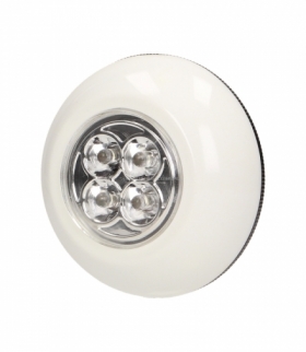 Bateryjna lampka 4 LED samoprzylepna 3xAAA